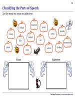 Classifying the Parts of Speech