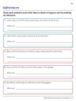 Writing Inferences