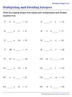 lesson 5 problem solving practice divide integers answer key