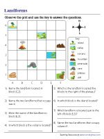 Interpreting Landforms Grid