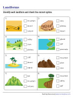 Recognizing Landforms