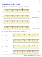 Reading Rulers in Centimeters