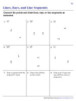 Drawing Lines, Rays, and Line Segments