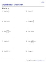 Solve for x - Level 1 | Worksheet #2