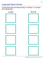 Sorting Long and Short A Vowels