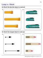 Identifying the Longest and Shortest Objects