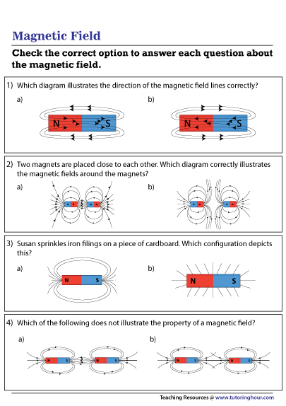 Magnetic Field Worksheet Answer Key