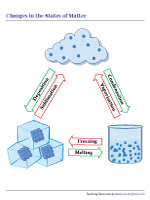 Change in States of Matter Chart