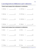 Converting between Millimeters and Centimeters