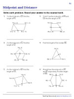 Midpoint and Distance