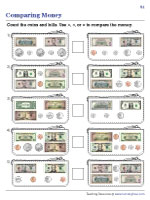 Counting and Comparing Coins and Bills