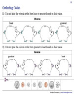 Ordering the Faces of Coins | Cut and Glue