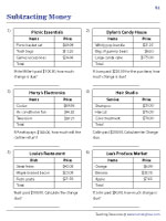 Completing Receipts and Calculating the Amount Due