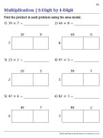 Multiplying Using the Area Model Method