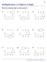 Finding the Missing Digits