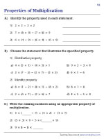 Properties of Multiplication - Mixed Review