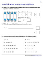 Multiplication as Repeated Addition - Mixed Review