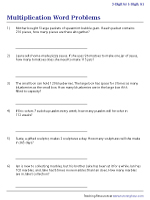 Solving Word Problems | 3-Digit by 1-Digit Multiplication