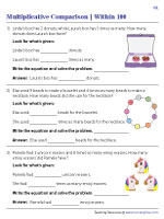 Multiplicative Comparison Word Problems