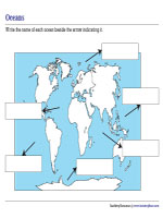 Labeling the Five Oceans