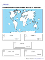 Unscrambling Ocean Names