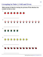 Even and Odd Numbers Worksheets