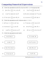 Comparing Two Expressions with Exponents