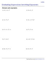 Exponents - Level 2 - Easy