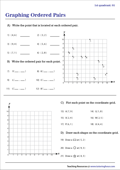 graphing-ordered-pairs-on-the-grid-worksheets