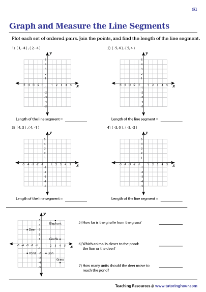 Graph and Measure the Vertical and Horizontal Line Segments