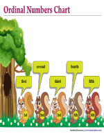  Ordinal Numbers up to 5th