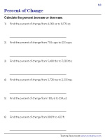 Finding Percent of Change - Customary 2