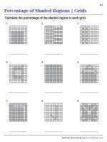 Percentage of a Shaded Region - Grid