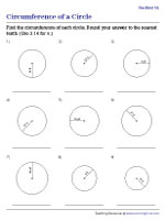 Finding Circumference Using Radius - Customary