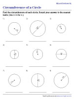 Finding Circumference - Mixed Review - Customary