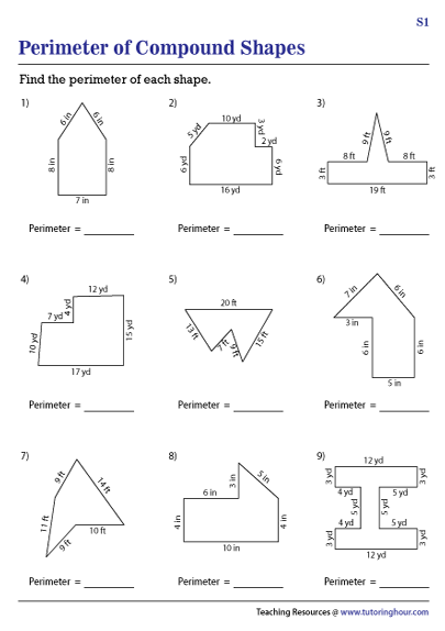 Perimeter of Compound Figures