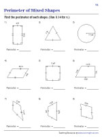 Perimeter of Mixed 2-Dimensional Shapes