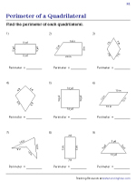 perimeter worksheets