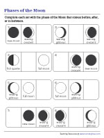 Completing Sequences of Moon Phases