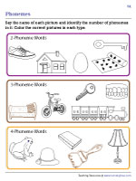 Counting Phonemes and Coloring Pictures