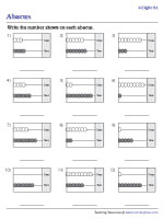 Reading 2-Digit Numbers - Abacus