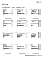 Reading 3-Digit Numbers - Abacus
