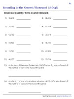 Rounding 5-Digit Numbers to the Nearest Thousand