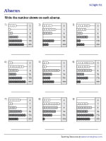 Reading 6-Digit Numbers - Abacus