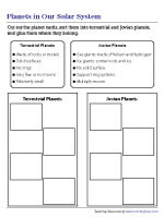 Sorting Terrestrial and Jovian Planets