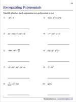 Identifying Polynomials