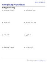 Multiplying Polynomials