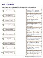 Matching Preamble Phrases to Meanings