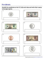 Identifying Presidents on U.S. Bills and Coins