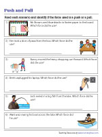 Identifying Push and Pull Forces